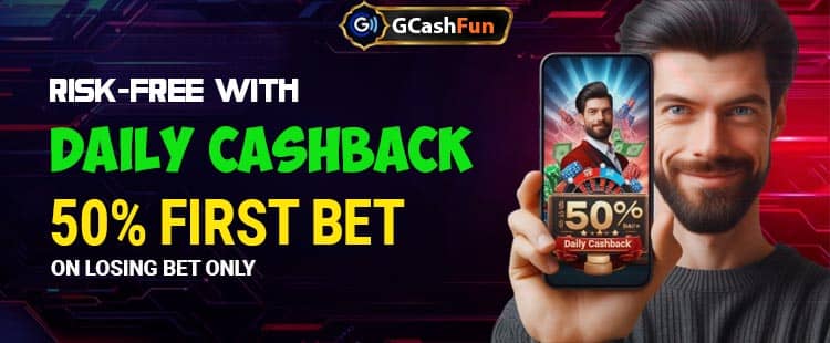 GcashFun - #1 Legit Games Register Free 100 In Gcash Mag-enjoy ng risk-free bet na may <span>50% </span>Cashback  araw-araw sa GCash<span>Fun</span>